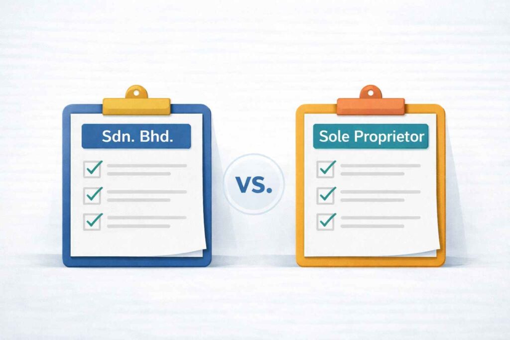 Sdn Bhd vs sole proprietor SME loan documents checklist Malaysia